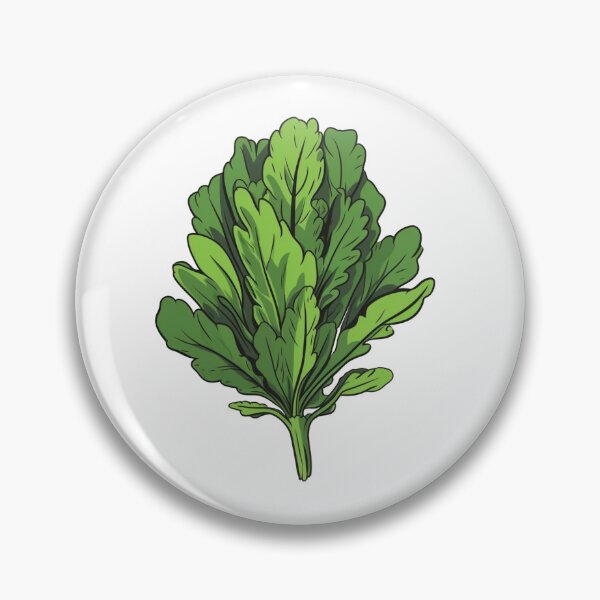 Item preview, Vibrant Arugula illustration for Gardening Enthusiasts  designed and sold by Stickerharvest.