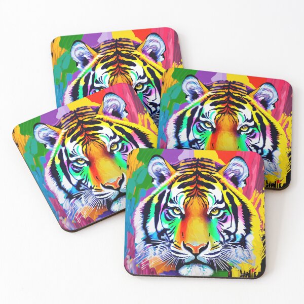 Item preview, Tiger LGBT Pride Tiger Rainbow Tiger designed and sold by OgaJames.