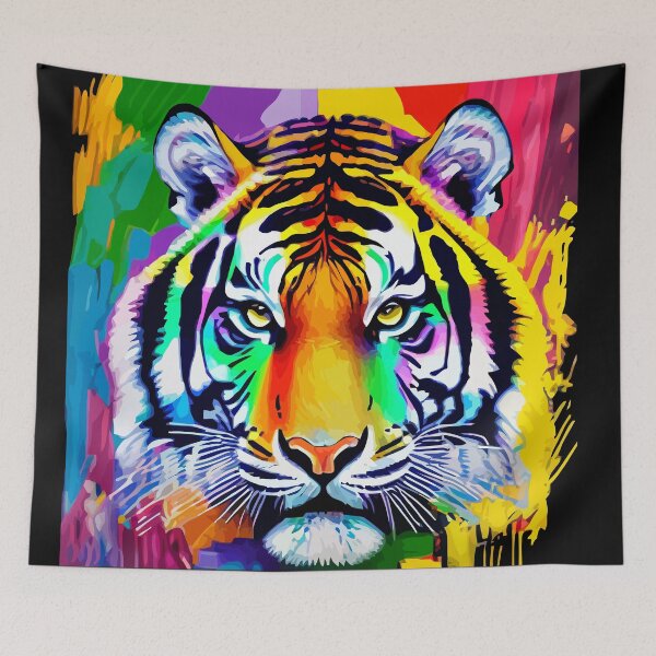 Item preview, Tiger LGBT Pride Tiger Rainbow Tiger designed and sold by OgaJames.