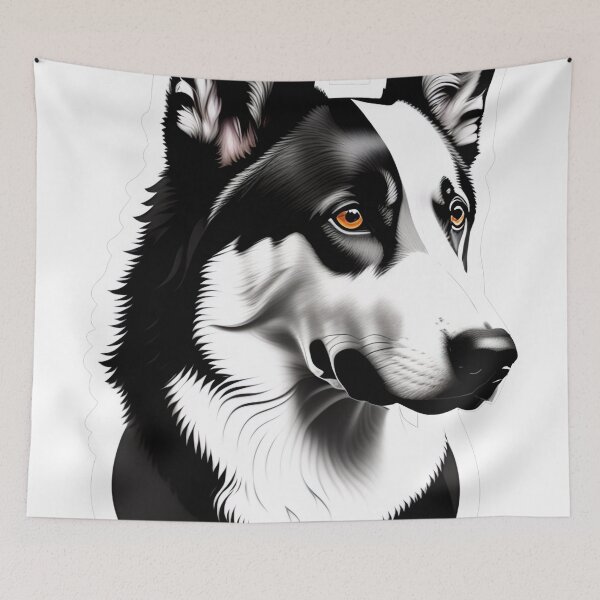 Item preview, white&Black Dog designed and sold by Y0Y0-22.
