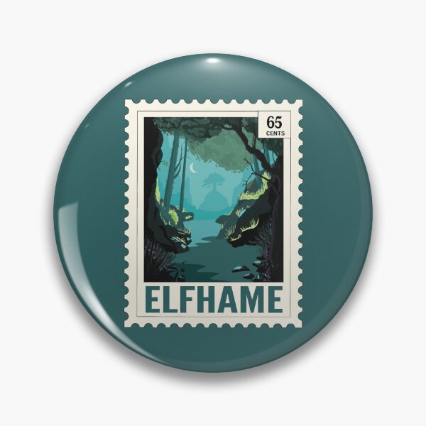 Item preview, Elfhame Postage Stamp designed and sold by KRSDrawing.