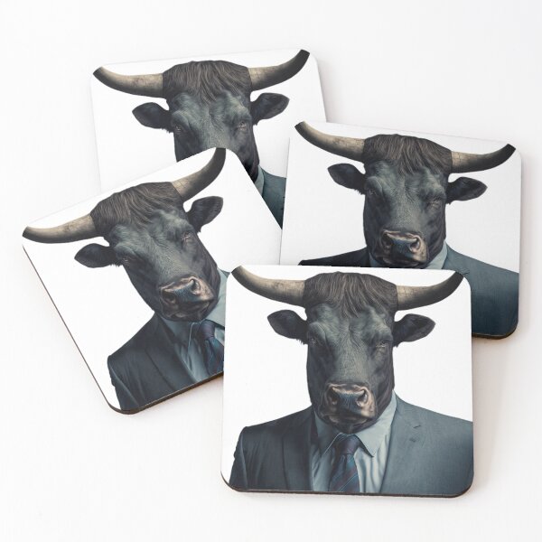 Item preview, bull in a suit designed and sold by The Enthousiaste.