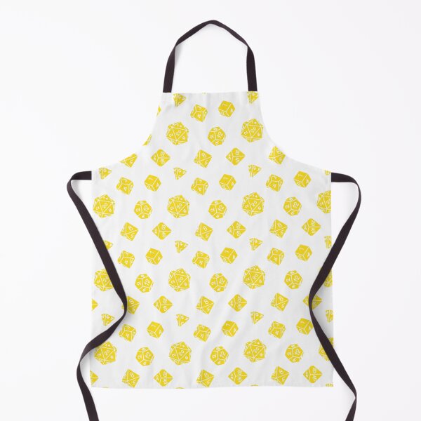Item preview, Yellow Dice Repeating Pattern designed and sold by ReverieFab.