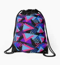 Cool Triangle 90s Print Drawstring Bag