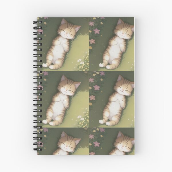 Item preview, Cute kitty in a field designed and sold by MArtsanddesings.