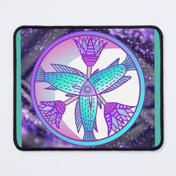 Item preview, Three Fishes Ancient Symbol, Goddess, Hathor, Trinity designed and sold by Jedi-Artist.