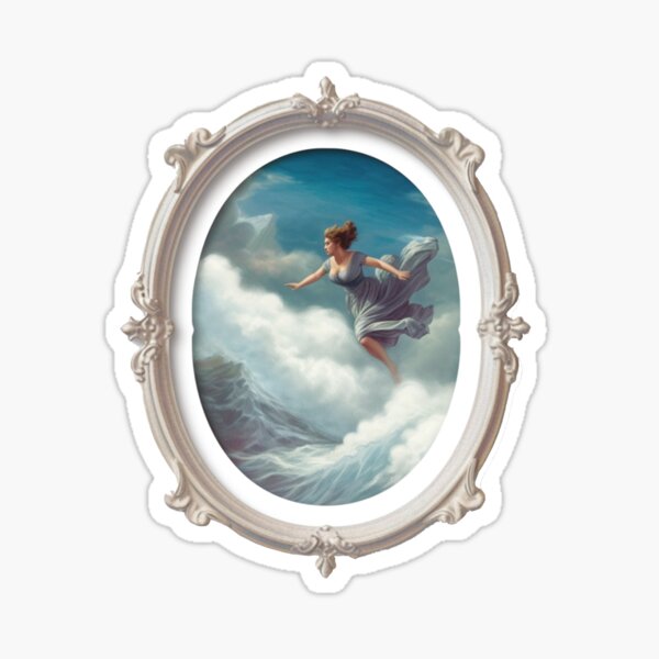 Framed Painting Sticker Sticker