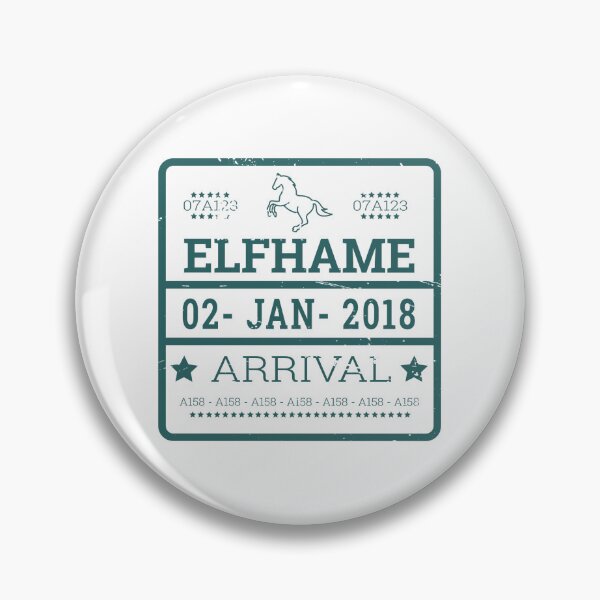 Item preview, Elfhame Passport Stamp designed and sold by KRSDrawing.