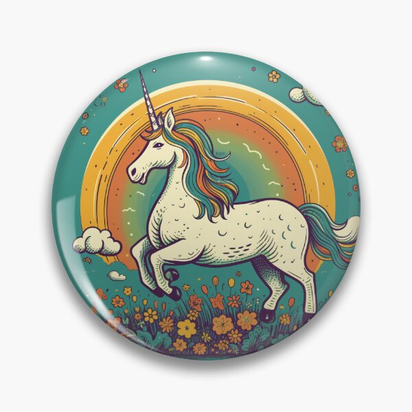 Artikelvorschau, "Summer Unicorn Magic" - Vintage Comic Vibes treffen auf mythischen Charme entworfen und verkauft von Juuskus.