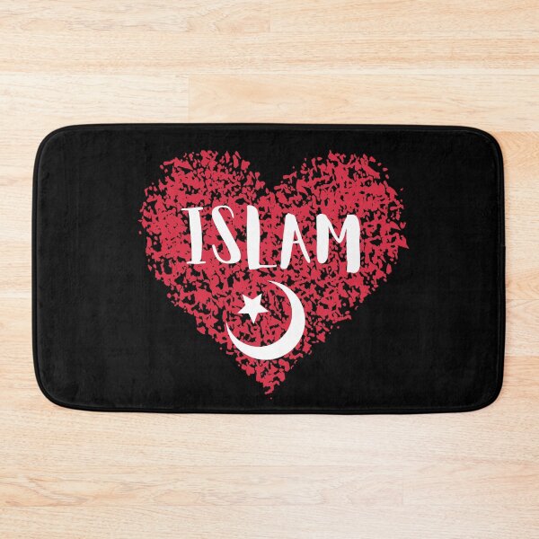 Item preview, Islam Heart Sticker Crescent designed and sold by MuslimLife.