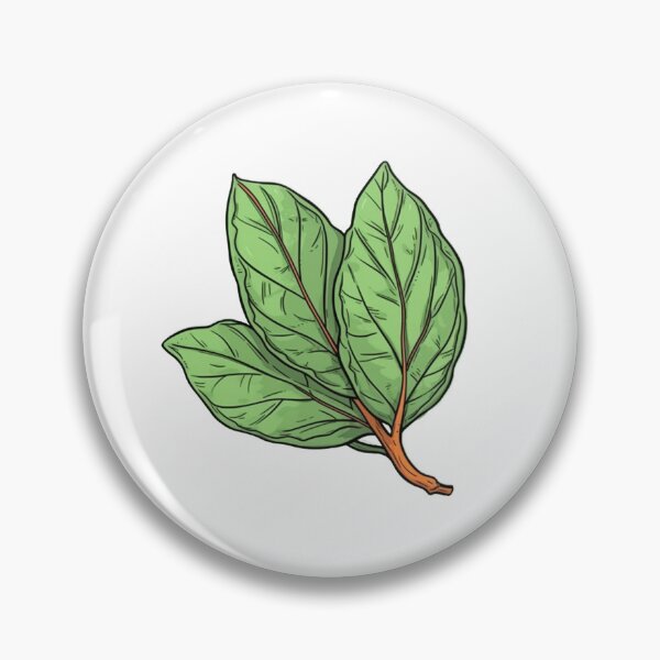 Item preview, Vibrant Bay Leaf illustration for Gardening Enthusiasts  designed and sold by Stickerharvest.