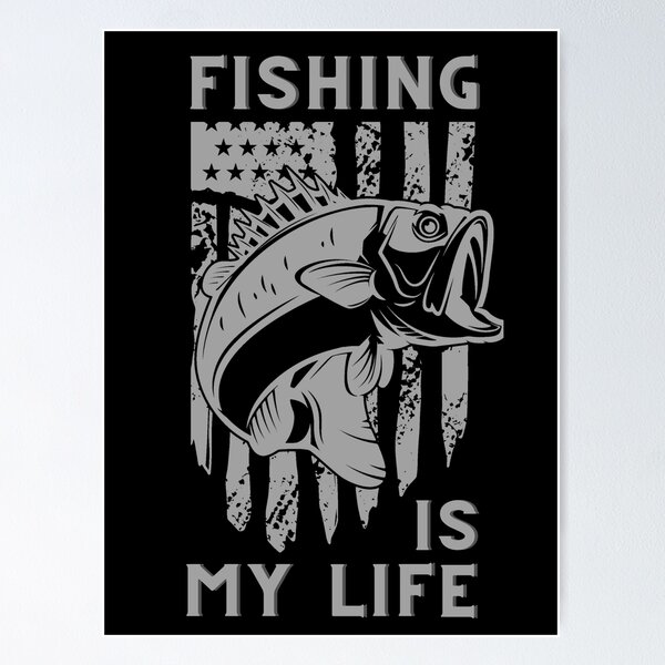 Fishing Makes Me Happy, You, Not So Much Poster for Sale by FanityPrints