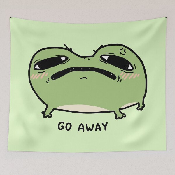 Item preview, Go away frog designed and sold by Nikamii.