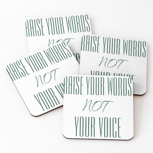 Item preview, Raise your words not your voice designed and sold by adlkh.