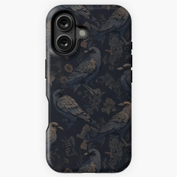 Item preview, Dark Witchy Pattern with Ravens | Gothic, Dark Academia designed and sold by neverworldian.
