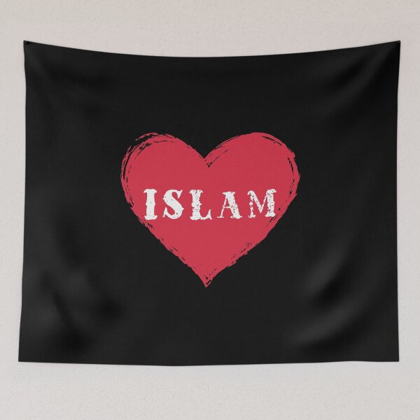 Item preview, Islam Heart Sticker Crescent designed and sold by MuslimLife.