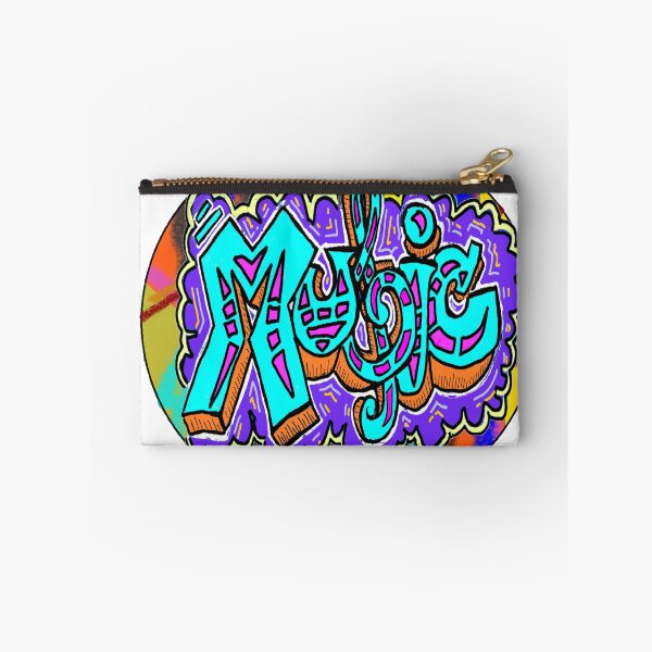 Item preview, graffiti blue music circle 2 designed and sold by LowEndGraphics.