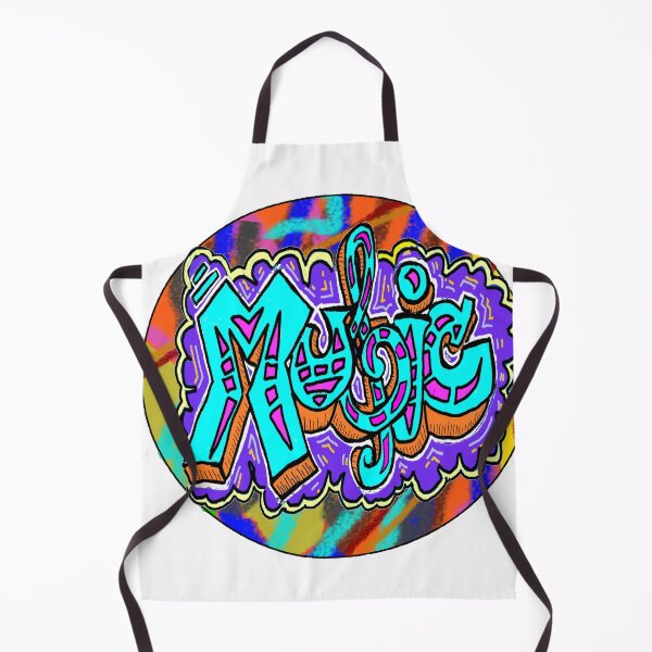 Item preview, graffiti blue music circle 2 designed and sold by LowEndGraphics.