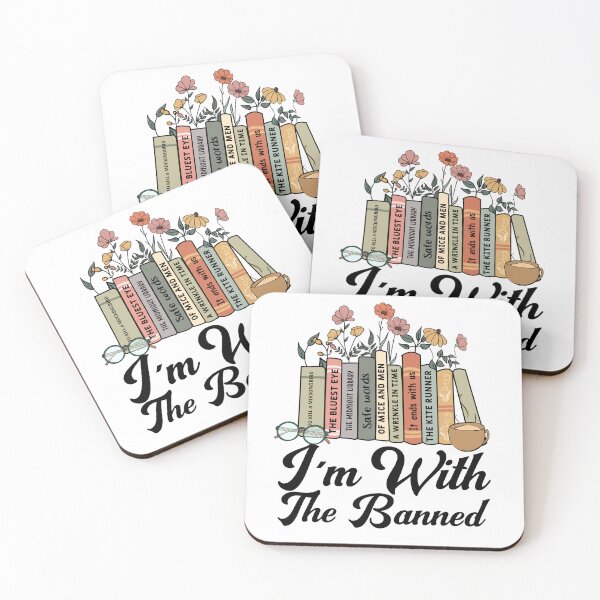 Item preview, I'm with The Banned Books I Read Banned Books Lovers Library designed and sold by Stuffspot.