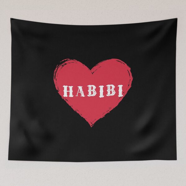 Item preview, Habibi Heart Sticker designed and sold by MuslimLife.