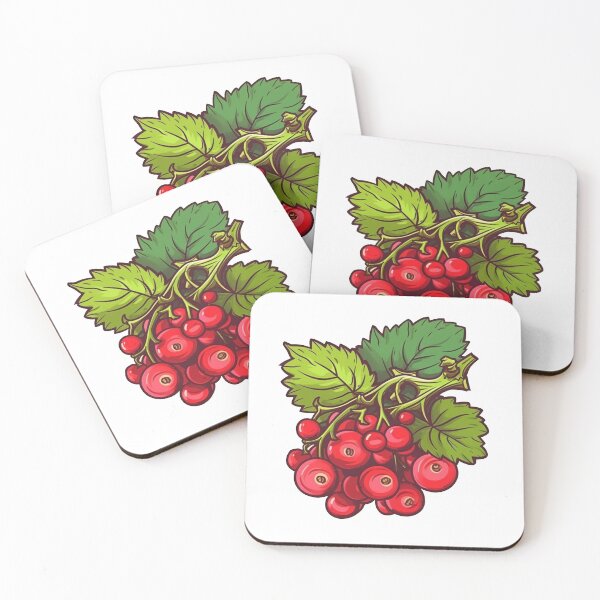 Item preview, Vibrant Red Currant illustration for Gardening Enthusiasts  designed and sold by Stickerharvest.