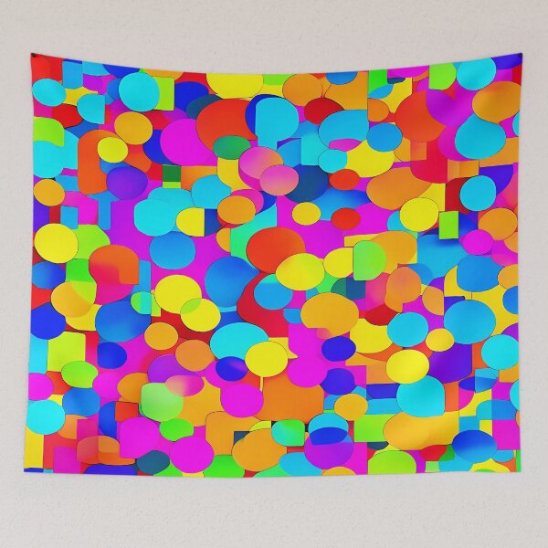 Item preview, Colourful ellipses pattern designed and sold by Oleksandr Ivanochko.