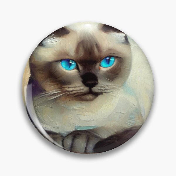 Item preview, Ojos Azules Cat  designed and sold by CrankyOldDude.