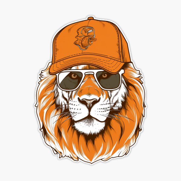Lion with Sunglasses and Hat Illustration - Highly Detailed Hip-Hop Style  Artwork Sticker for Sale by Art-perfection