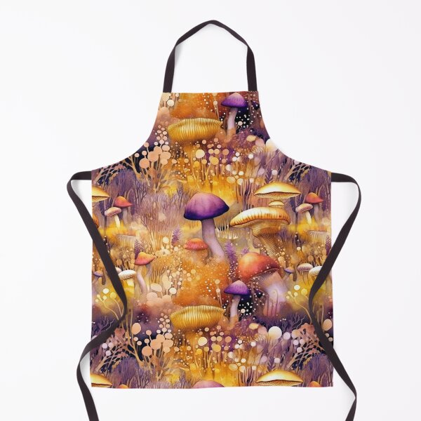 Item preview, Fungal Watercolour Repeating Pattern designed and sold by JaimeLikes.
