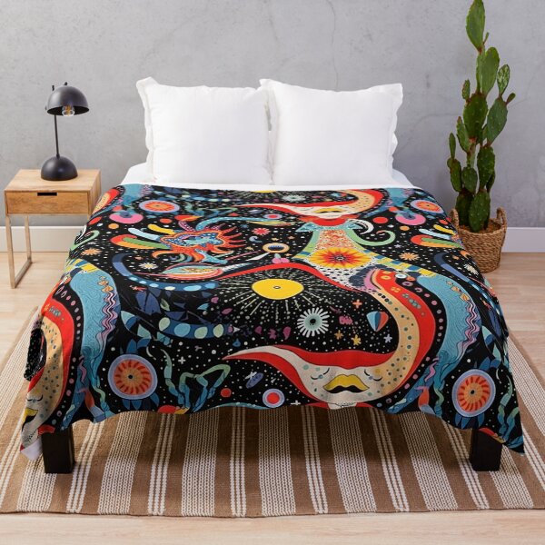 Item preview, "Cosmic Whimsy" - Galactic Folk Art Meets Fantastical Dreams designed and sold by Juuskus.