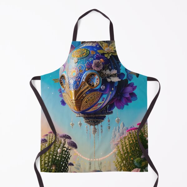 Item preview, Robotic head in nature, illustration. designed and sold by HAKKI ARSLAN.