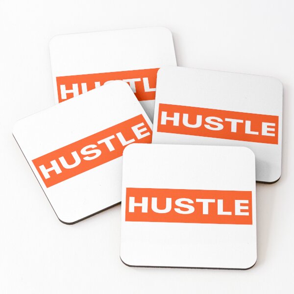 Item preview, Hustle lettering red designed and sold by DailyINVENTOR.