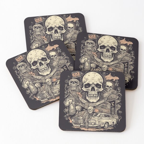 Item preview, Cool Skull Design designed and sold by StudioRedKoala.