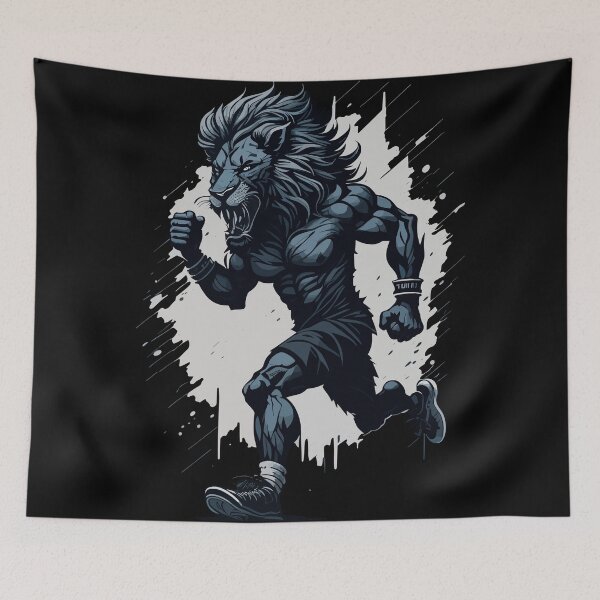 Item preview, Grunge Lion Cardio designed and sold by ArcticWolf-Art.