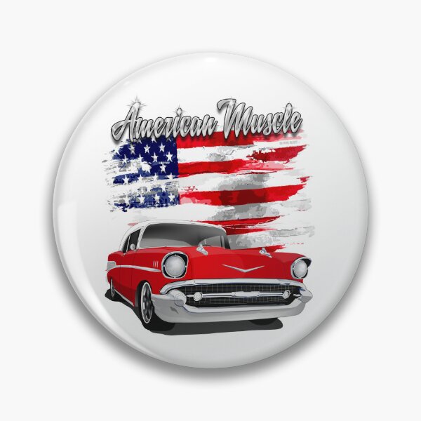 Item preview, 1957 Red and White American Muscle Chevy Bel Air  designed and sold by RPM-ART.
