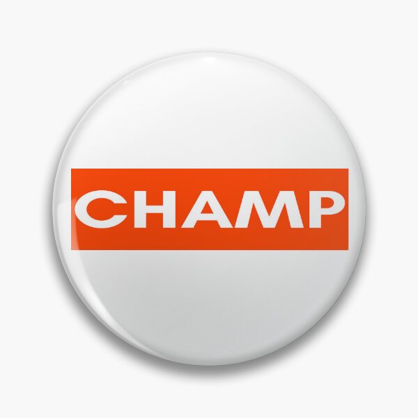 Item preview, Champ lettering red designed and sold by DailyINVENTOR.