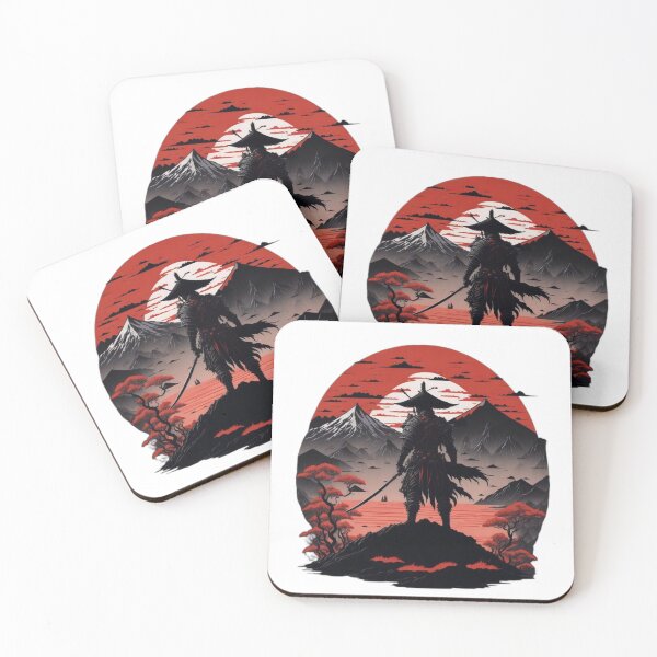 Item preview, Samurai standing on a mountain designed and sold by AccendoStore.