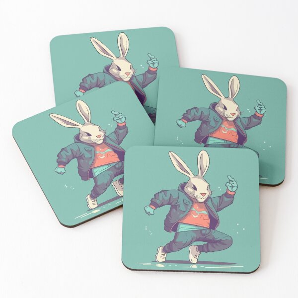 Item preview, Hip Hop Dancing Rabbit designed and sold by Amir Faysal.