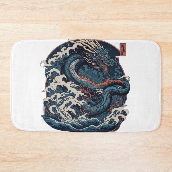Item preview, Japanese traditional Dragon in the Ocean designed and sold by AccendoStore.