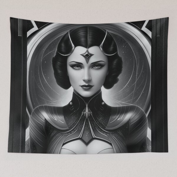 Item preview, Portrait Of Delantia Delentis A Beautiful AI Concept Art Portrait by Xzendor7 designed and sold by Xzendor7 Digital Art Creations.