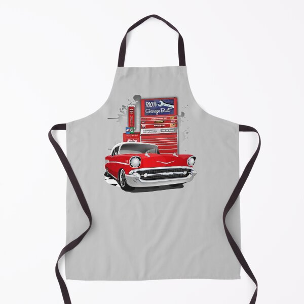 Item preview, 1957 Red and White Garage Built Chevy Bel Air designed and sold by RPM-ART.