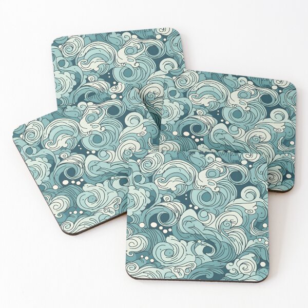 Item preview, Seascape Swirly background designed and sold by palaco210.