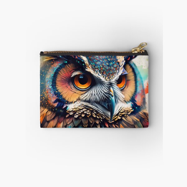 Item preview, Colorful owl portrait designed and sold by Aliaksandr Kudlakou.