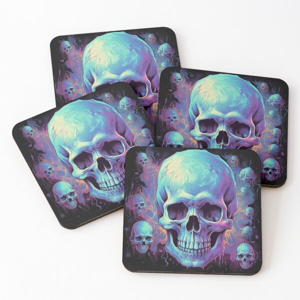 Item preview, Cool Iridescent Skull Design designed and sold by StudioRedKoala.
