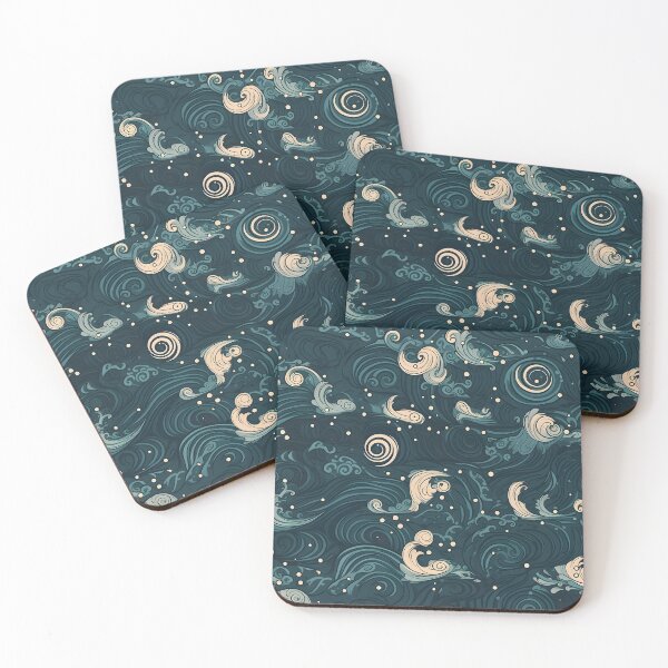 Item preview, Seascape Swirly background designed and sold by palaco210.