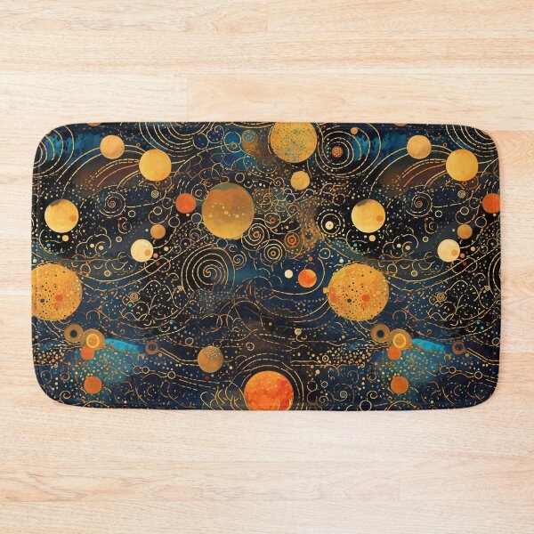 Item preview, "Celestial Wanderer" - Embrace the Cosmos with Klimt-Inspired Art designed and sold by Juuskus.