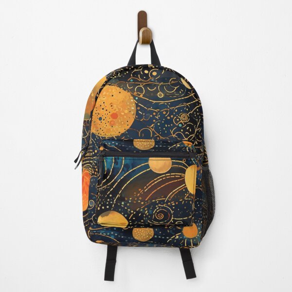 Item preview, "Celestial Wanderer" - Embrace the Cosmos with Klimt-Inspired Art designed and sold by Juuskus.