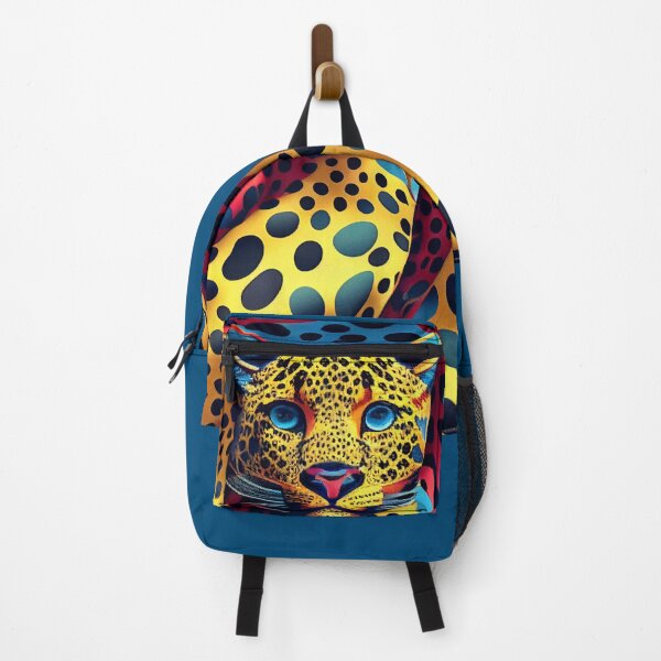 Item preview, Leopard Print Blue Pop designed and sold by AfroMosaic.