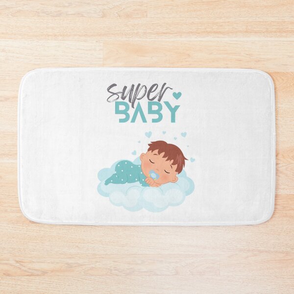 Item preview, Super Baby Boy Sleeping on a Cloud designed and sold by BoomBoomBaby.