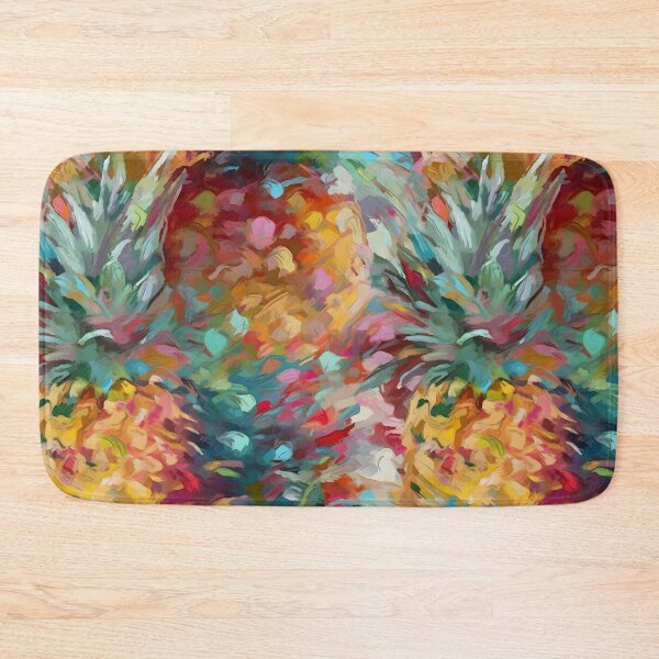 Artikelvorschau, Abstrakte impressionistische festliche Ananas entworfen und verkauft von Hashola Designs.